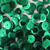 8mm Cup Sequins Green Metallic