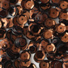 8mm Cup Sequins Bronze Brown Metallic