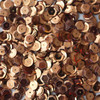 8mm Cup Sequins Copper Metallic