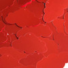 Cloud Sequin 1.5" Red Metallic