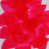 Fishscale Fin Sequin 1.5" Pink Transparent See-Thru Fluorescent