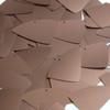 Fishscale Fin Sequin 1.5" Bronze Brown Matte Silk Frost