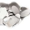 Oval Sequin 1.5" Silver Metallic