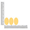 2 inch oval sequin size chart