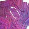 Rectangle Sequin 1.5" Purple City Lights Metallic Reflective