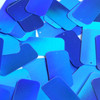 Rectangle Sequin 1.5" Blue Lazersheen Reflective Metallic