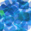 Square Diamond Sequin 1.5" Aqua Blue Iridescent Rainbow Crystal Rainbow Iris Iridescent