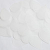 Teardrop Sequin 1.5" Frosted Crystal Lexan Velvet Matte