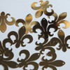 Fleur De Lis Sequin 1.25" Gold Metallic