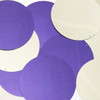 Round Sequin 70mm Purple Silver Metallic