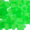 Flower Vinyl Shape 1.5" Green Go Go Fluorescent Edge Glow