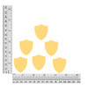 1.5 inch shield sequins size chart