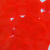 Square Vinyl Shape 30mm Red Go Go Fluorescent Edge Glow