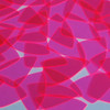 Fishscale Vinyl Shape 1.5" Hot Pink Go Go Fluorescent Edge Glow