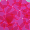 Shield Vinyl Shape 1.5" Hot Pink Go Go Fluorescent Edge Glow