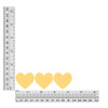 35mm heart sequin size chart