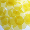 Round Vinyl Shape 1.5" Yellow Go Go Transparent