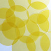 Round Vinyl Shape 2" Yellow Go Go Transparent