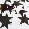 Star 5 Point Sequins 1.5" Black and White Duo Two Sided Opaque