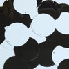 Round Sequins 1.5" Black and White Duo Two Sided Opaque