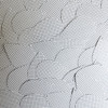 Teardrop Sequins 1.5" Black White Grid Check Squares Opaque