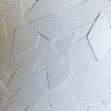 Long Diamond Sequins 1.75" Black White Grid Check Squares Opaque