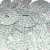 Navette Leaf Sequins 1.5" Green Dollar Silver Metallic
