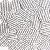 Square Diamond Sequins 1.5" Black White Binary Tech Code Print Out Opaque