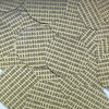 Round Sequins 1.5" Black Gold Binary Tech Code Print Out Metallic