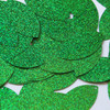 Navette Leaf Sequins 1.5" Green Sparkle Glitter Metallic
