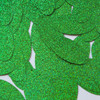 Oval Sequins 1.5" Green Sparkle Glitter Metallic