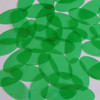 1.5" Ellipse  Vinyl Go Go Trans Green