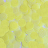 Round sequins 15mm Yellow Neon Fluorescent Sparkle Glitter Texture