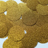 Round sequins 40mm Medium Gold Metallic Sparkle Glitter Texture