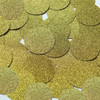 Round sequins 40mm Yellow Metallic Sparkle Glitter Texture