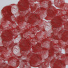 Round sequins 15mm Red Silky Fiber Strand Fabric