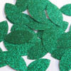 Navette Leaf sequins 1.5" Green Metallic Sparkle Glitter Texture