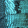 6mm Flat Round Sequin Trim Peacock Blue Green Shiny Metallic