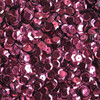 8mm Cup Round Sequins Burgundy Red Wine Shiny Metallic