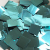 25mm Square Sequins Teal Turquoise Metallic