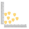 Shield sequins size chart