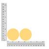 Round sequins size chart