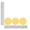 Round sequins size chart