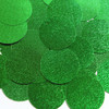 Round Sequin 40mm Green Metallic Embossed Texture