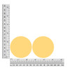 Round sequins size chart