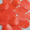 Round Sequin Paillettes 50mm No Hole Orange Blaze Opaque Fluorescent Vinyl