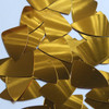 Fishscale Fin Sequin 1.5" Brassy Orange Gold Metallic