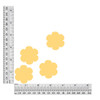 Flower sequins size chart