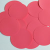 Round Sequin 60mm Bubblegum Pink Opaque Vinyl
