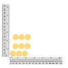 Round sequins size chart